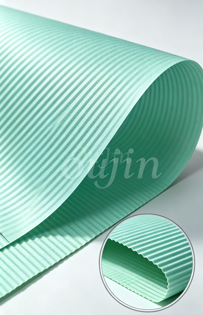 OJ-8005 Non-curing Acrylic Impregnated Filter Paper 115g Corrugated Air Filter Media
