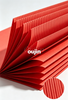 OJWK-11519/9014 Non-Curing Acrylic Impregnated Filter Paper 115g High Burst Strength Corrugated Air Filter Media