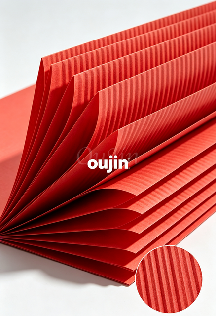 OJWK-11519/9014 Non-Curing Acrylic Impregnated Filter Paper 115g High Burst Strength Corrugated Air Filter Media