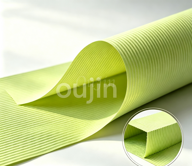 OJWK-11516-9003(F7) Non-curing Acrylic Impregnated Filter Paper 115g Corrugated Air Filter Media