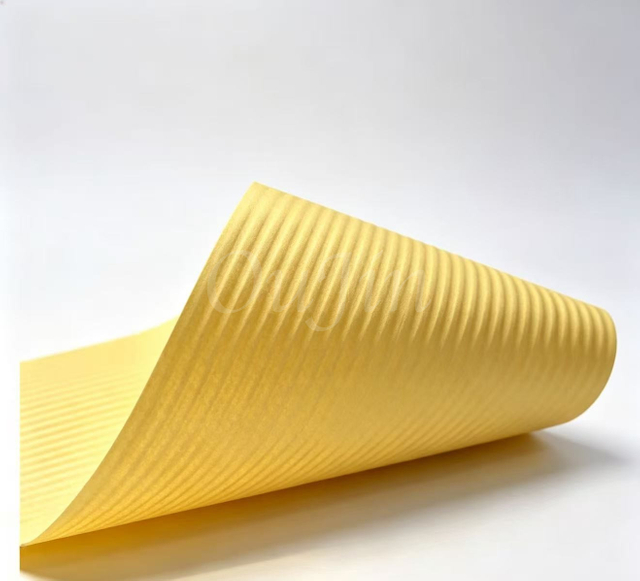 OKA13035-Y53C Non-cured Acrylic Impregnated Filter Paper,130g Corrugated Air Filter Media for Automotive Air Filter