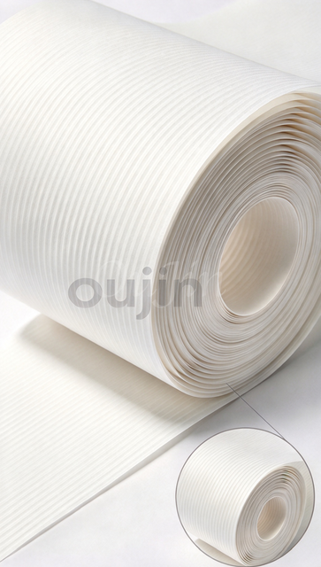OJ-9901 Non-curing Acrylic Impregnated Corrugated Filter Paper Heavy Duty Air Filter Media For Construction Machinery & Industrial Dust Removal