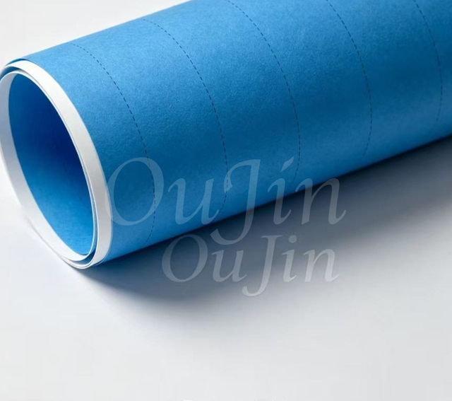 OKA09021-L52P/FW Acrylic Non-curing Impregnated Filter Paper, Flat High Burst Strength Air Filter Substrate for Construction Machinery & Air Compressor