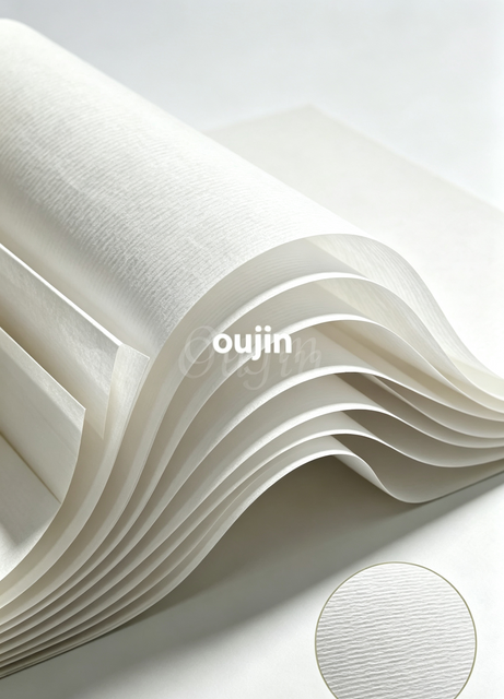 OJZW-9535V Non-curing Acrylic Impregnated Filter Paper,95g High Air Permeability Air Filter Media