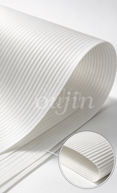 Non-curing Acrylic Impregnated Corrugated Filter Paper OKB12520-W31-C Air Filter Media for Engine Air Filter Element
