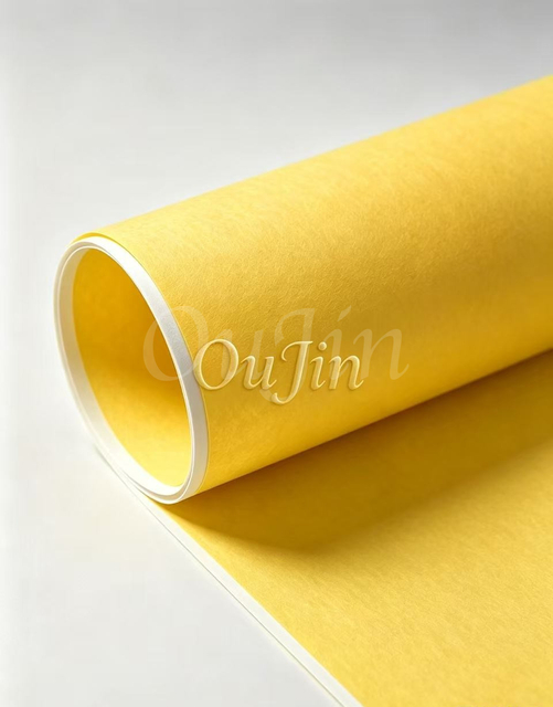 OKD13538-Y63P Acrylic Non-curing Impregnated Filter Paper Flat Air Filter Substrate with Ultra High Air Permeability